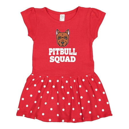 

Inktastic Dog Pitbull Squad Gift Baby Girl Dress