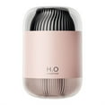 thumbnail image 1 of Large Capacity Air Humidifier with Night Light Portable Light Electric Rechargeable Large Car-interior Diffuser Rechargeable Mist Maker Sprayer Living Room Pink, 1 of 8