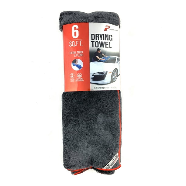 Platinum Series XL Microfiber Car Drying Towel, 6 Sq. Ft.