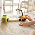 thumbnail image 6 of Melissa & Doug Trailer and Excavator Wooden Vehicles Set - 3 Pieces, 6 of 10