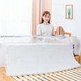 thumbnail image 4 of Vacuum Storage Bags with Double-Zip Seal, Jumbo Space Saver Bags for Clothes, Mattress, Blanket, Duvets, Pillows, Comforters, Travel 180*85*30cm (White), 4 of 6