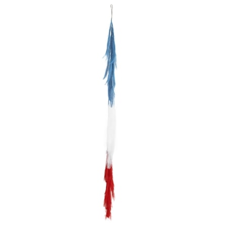 6-Ft Tall Patriotic Artificial Reeds – Red White and Blue Rattan Grass for Outdoor Holiday Display 4th of July Porch or Yard Decor Tall Seasonal Ornament