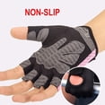 thumbnail image 4 of Workout Gloves, Breathable, Non-Slip, Silica Gel Grip, Exercise Gloves, Men and Women for Weightlifting,Yoga, Dumbbell, Bodybuilding, Sport, Black, 4 of 8