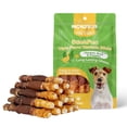 thumbnail image 3 of (2 pack) MON2SUN Chicken Liver Duck & Chicken Wrapped Rawhide Small Dog Treats, 13 oz (18 Count), 3 of 12