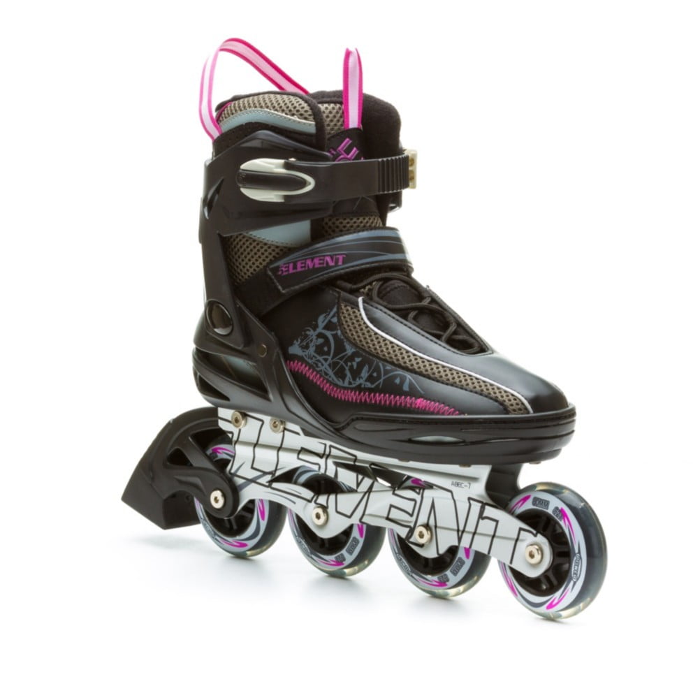 Black and Pink Rollerblades 5th Element Lynx LX Womens Recreational Inline Skates