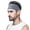 Light Blue, variant on Gray Women Headbands Polyester Moisture Wicking Athletic Cotton Terry Cloth Sweatband for Tennis, Basketball, Running, Gym, Working Out One Size