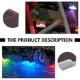 thumbnail image 1 of HOOWIFFY 1 Set Party Decoration Solar Wall Lamp Solar Yard Lights Brown Lighting Simple Design for Fence, 1 of 8