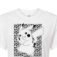 thumbnail image 3 of Pokémon - Pikachu Pattern - Juniors Cropped Cotton Blend T-Shirt, 3 of 5