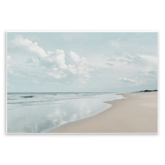 Stupell Industries Endless Beach View Nautical & Beach Photography Unframed Art Print Wall Art, 15 x 10
