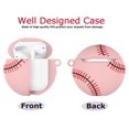 thumbnail image 5 of Airpods PVC Cases Cover, Case for Airpods, Njjex Full Protective Premium PVC Rubber Silicone Case Cover with Keychain Strap for Women (Pink), 5 of 9