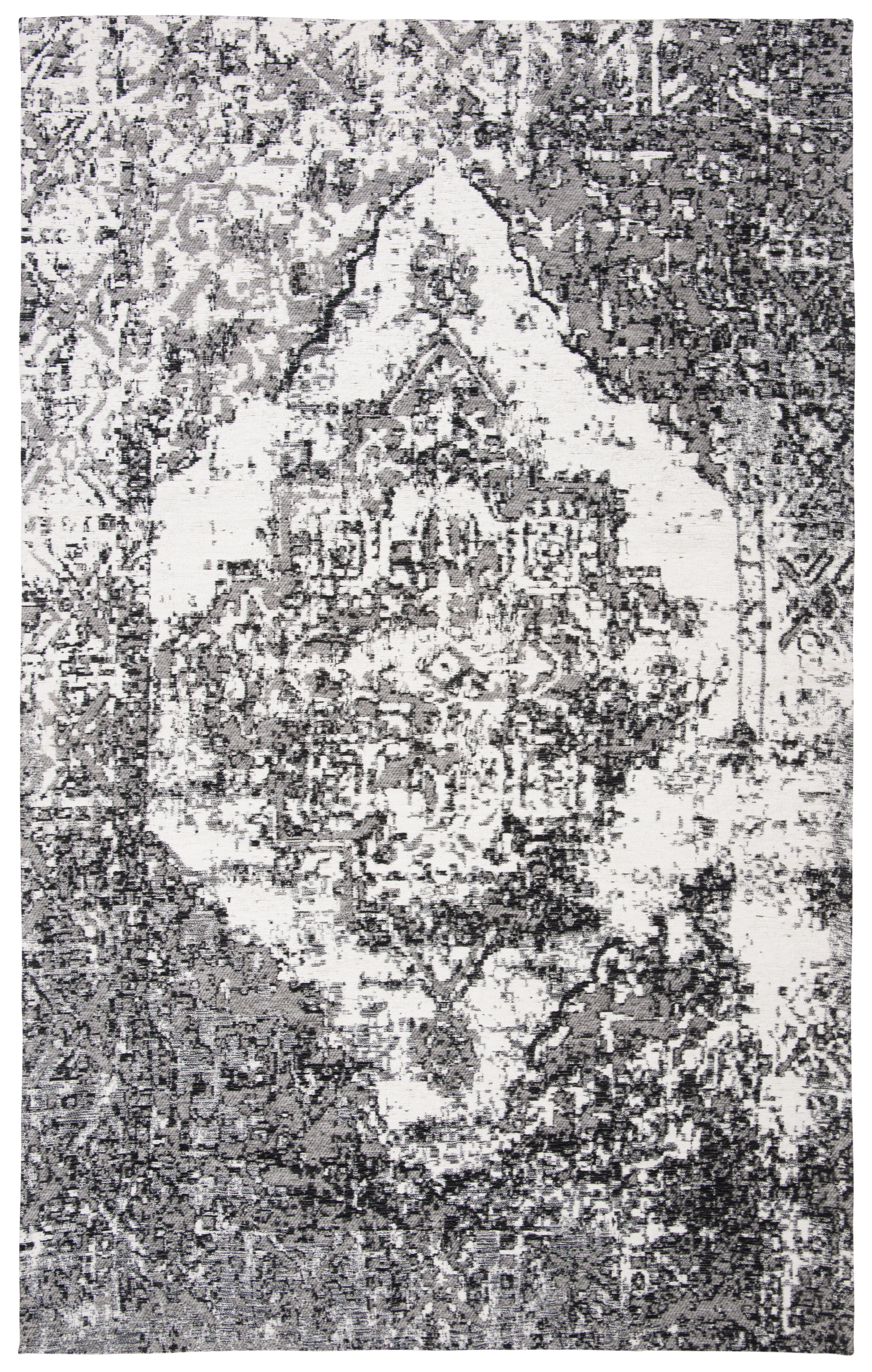 Safavieh  Classic Vintage Lennie Oriental Cotton Rug Grey/Ivory 6'  x  9' 6' x 9' Indoor Rectangle