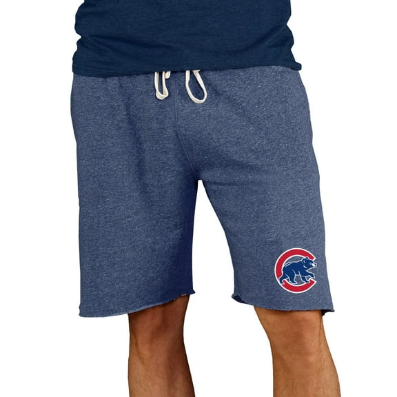 Men's Concepts Sport Navy Chicago Cubs Mainstream Terry Shorts