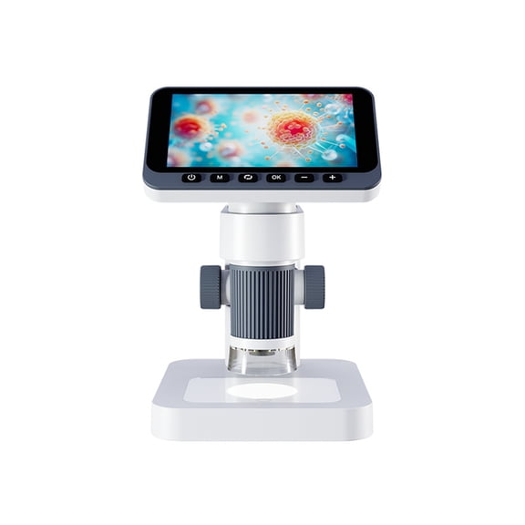 Educational Kids Microscope Highlighting 1000x Magnification 4.5 Inch Screen 1080P 720P Camera And LED Lighting For Juvenile Scientists