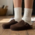 thumbnail image 5 of Cushionaire Hana Women's Clogs | Comfortable Vegan Suede Clogs for Women | Slip On Potato Shoes with Cork Footbed & Arch Support | Memory Foam, Wide Widths Available, 5 of 22