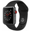 Restored Apple Watch Series 3 + Cellular 42mm Space Gray Aluminum Case with Black Sport Band (Refurbished)