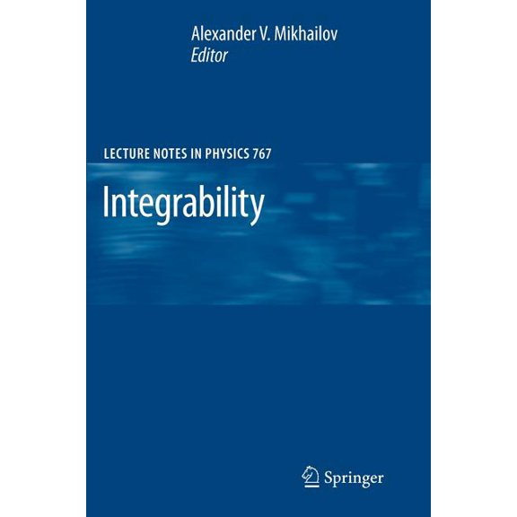 Lecture Notes in Physics Integrability, Book 767, (Paperback)