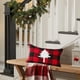 thumbnail image 5 of Ganfancp Navidad Rojo y Negro Plaid Bordado Cojín Cojín Funda Cojín Estilo Navidad Dormitorio Salón Almohada Sin Núcleo Ofertas Del Día Sólo En Línea Funda de Cojín X 1, 5 of 6