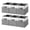Gray and White-11 Inch, variant on Cube Organizer Baskets 6 Pack Gray 11 Inch For Clothes Closets Offices