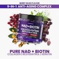thumbnail image 3 of Suplemento Vitamax Anti-Aging Gummy NAD+, Resveratrol 60 unidades, 3 of 7