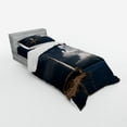 thumbnail image 2 of Ambesonne Colorful Bedding Set 3 Pcs, Moonlight Island Sea, Twin, Multicolor, 2 of 2