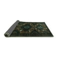 thumbnail image 2 of Ahgly Company Indoor Square Persian Turquoise Blue Traditional Area Rugs, 5' Square, 2 of 4