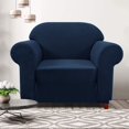 thumbnail image 2 of CHUN YI 1-Piece Checks Stretch Sofa Cover Slipcover Couch Cover, 2 of 6
