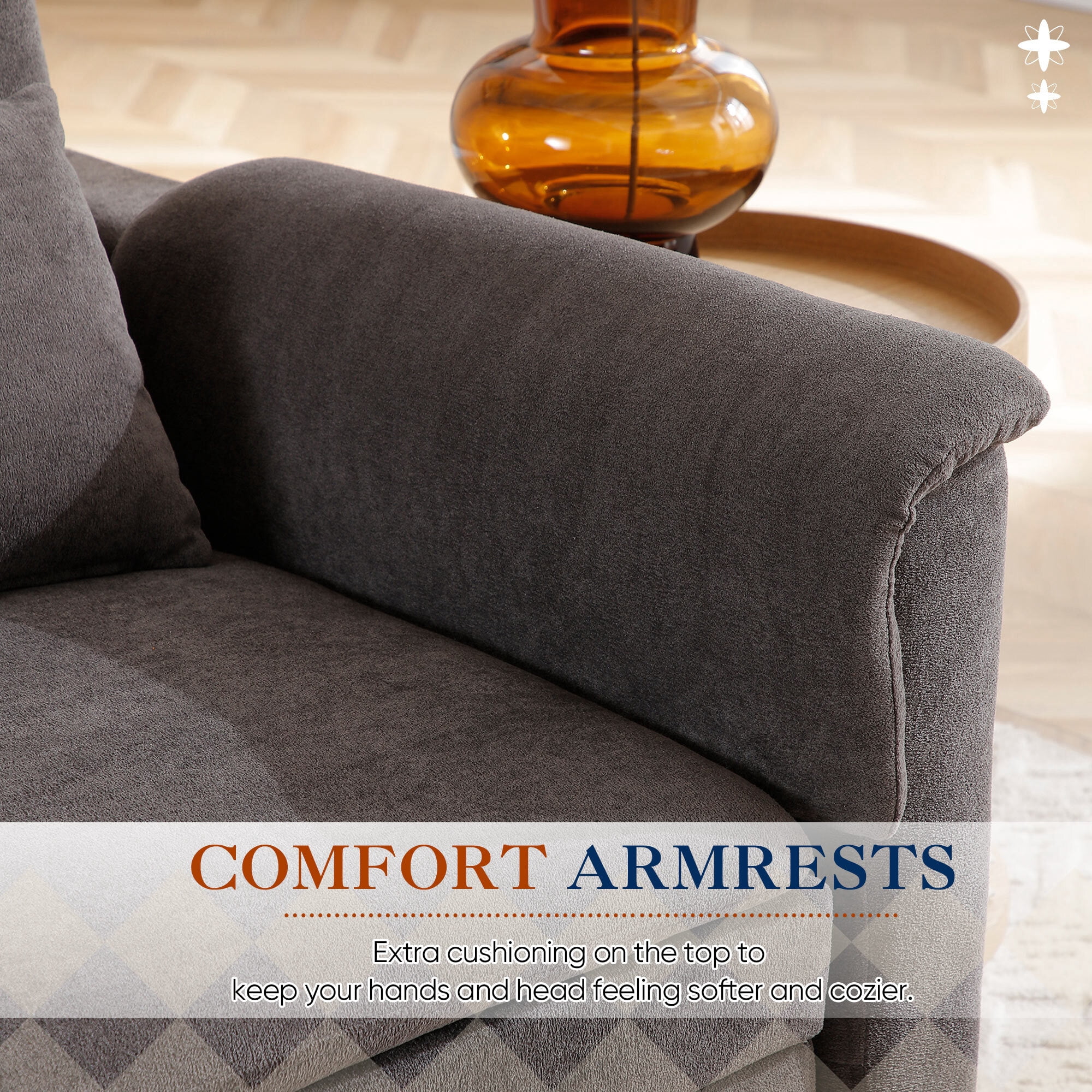 Lunale Convertible Sofa Bed with USB, 55" Loveseat Sleeper for Living Room, Apt, Gray Velvet