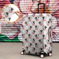 thumbnail image 4 of White Cow Head Pattern Luggage Cover Fashion Suitcase Cover Baggage Covers Fit 25-28 Inch Luggage (Go Travel), 4 of 5