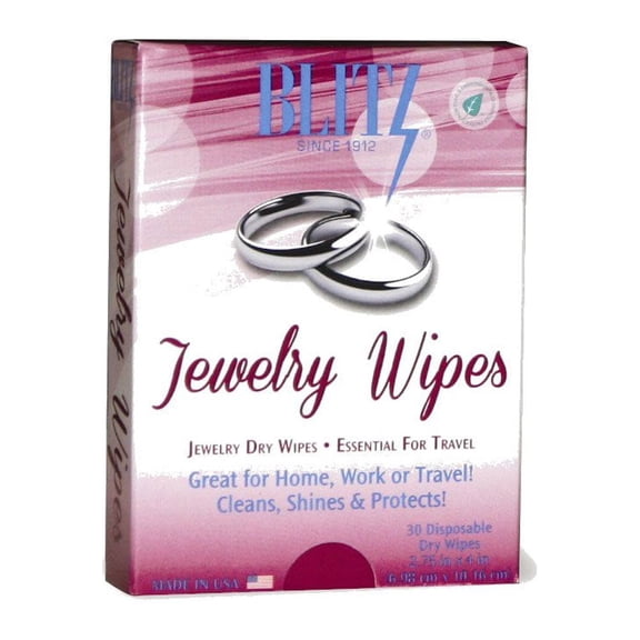 Blitz 2017 Disposable Polishing Cloths Jewelry Wipes