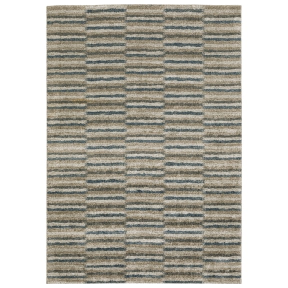 Alton Industrial Rug 5502D in Teal Rectangle 3' 3" X 4 ' 11"