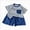 A33-Blue, variant on Toddler Boy Short Sets - 2 Piece Knitted Crewneck T Shirt & Matching Shorts 6-12 Months 12-24 Months 2t 3t 4t 5t 6t 7t 8t 9t Children 18-24 Months