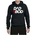 thumbnail image 2 of Wild Bobby, Funny Dad Bod Logo, Pop Culture, Unisex Graphic Hoodie Sweatshirt, Black, Small, 2 of 4
