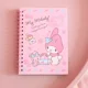 thumbnail image 2 of Lindo cuaderno Sanrio Kuromi Hello Kitty, figuras de Anime, Cinnamoroll, My Melody, libro de mano, Nota de papel para niñas, regalos, Juguetes, 2 of 5