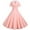 Pink, variant on Plus Size Dresses Women's 1950s Retro Dress Short Sleeve Vintage Dress Womens Clothes under $8
