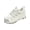 White, variant on Women's Chunky Walking Sneakers Breathable Mesh PU No Tie Non Slip Cushioned Athletic Shoes for Gym Running Casual Work