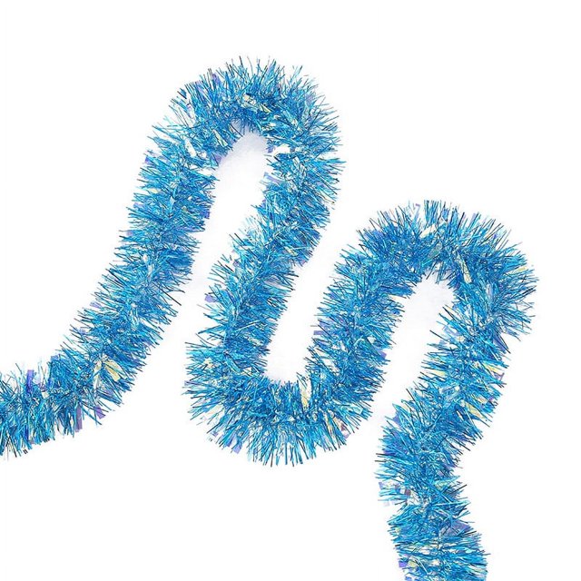 Nueva guirnalda vendedora caliente del oropel de la Navidad del animal doméstico 2022 para la decoración interior de la guirnalda del árbol de navidad
