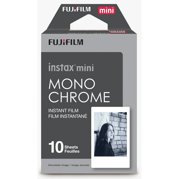 Película Fujifilm Instax Mini Monochrome 10 Expositions