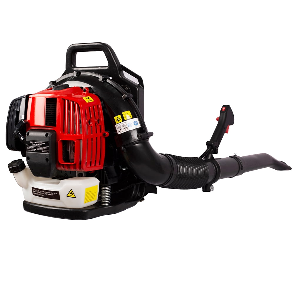 Outdoor Leaf Blower Equipment, 2-Cycle Gasoline Snow Blower with Extention Tube, Outdoor Gas Backpack Blower for Cleaning, Black, SS1813