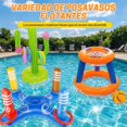 thumbnail image 3 of Juguetes Inflables para Alberca, Aros y Canasta de Baloncesto, Ideal para Fiesta de Piscina, 3 of 4