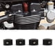 thumbnail image 4 of 4 piezas de de cubierta de motocicleta, bujía, pernos mecanizados, tapas, tornillos, cubierta de tuerca, apto para Negro, 4 of 8