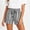 Black, variant on Women's Casual Printed Shorts with Pockets, Elastic Waistband, Comfort Fit Summer