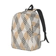 thumbnail image 2 of Balery Geometric Vintage Canvas Backpack for Men and Women - Large Capacity, Durable Travel Laptop Bag for School, Work, Hiking, and Outdoor Activities, 2 of 7
