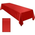 thumbnail image 1 of Bgsha Satin Tablecloth Table Cloth 145x260cm for Banquet Decor Wedding Dining Table, 1 of 10