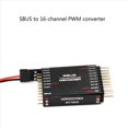 thumbnail image 2 of 5X Convertidor SBUS A PWM de 16 Canales Decodificadores SBUS A PWM/PPM Conversión de Soporte PPM Bidireccional para Señales SBUS de Futaba Orange, 2 of 5