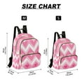 thumbnail image 2 of FORMRS Mini Backpack Purse for Women Quilted Travel Daypack Casual Shoulder Bag, Heart Geometric, 2 of 7