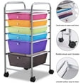 thumbnail image 2 of CZMJY 6-Drawer Organizer Cart Tools, Mobile Utility Storage Cart with Removable Drawers & Lockable Wheels, Rolling Storage Cart with Wheels for Home Office, 2 of 5