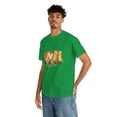 thumbnail image 6 of peace love Flip Flops Summer Vibes Beach Unisex Heavy Cotton Tee, 6 of 12