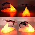 thumbnail image 2 of Lámpara de dragón con impresión 3D, luz nocturna para dormitorio, decoración de habitación para adolescentes, luces LED recargables, iluminación interior, regalo de cumpleaños y vacaciones, fuego, 2 of 5