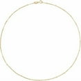thumbnail image 2 of Auriga Fine Jewelry Mother's Day Gift 14K Yellow Gold-Filled 1 mm Beaded Curb Chain Necklace 16", 2 of 4