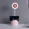 thumbnail image 4 of Lámpara de mesa multifuncional, ventilador, luz Led de lectura recargable por USB, protección ocular, 4 of 5